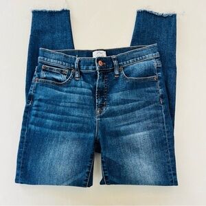 J. Crew 9” High Rise Toothpick Skinny Jeans 28